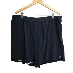 VRST Enthusiast Run Shorts Mens XXL Dark Blue Slate Lined 7 Inch Inseam Active